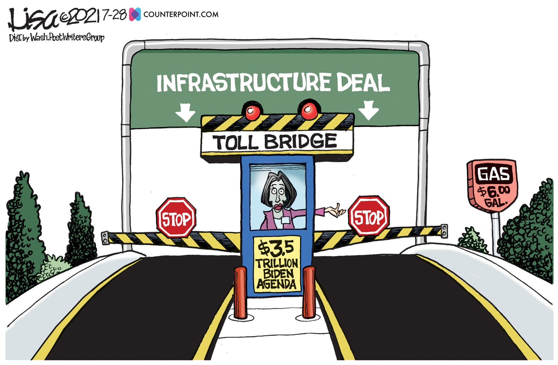 The latest editorial cartoon